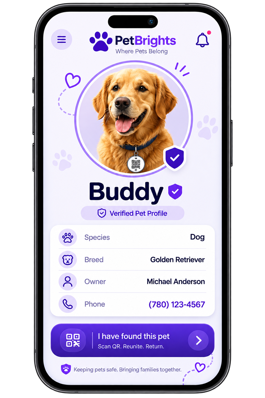 PetBrights app preview